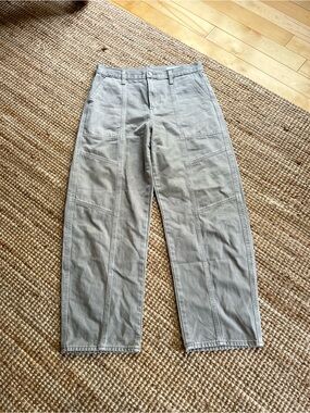 Women’s Gap Barrel High Rise Jeans in beige